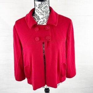 Sandro Sportswear Retro Swing Cape Blazer Jacket